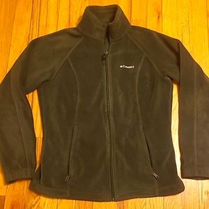 Columbia Dark Green Fleece Size M